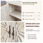Meuble d'appoint de 170,8 cm de hauteur, 4 portes miroir et tablettes ajustables-544115712