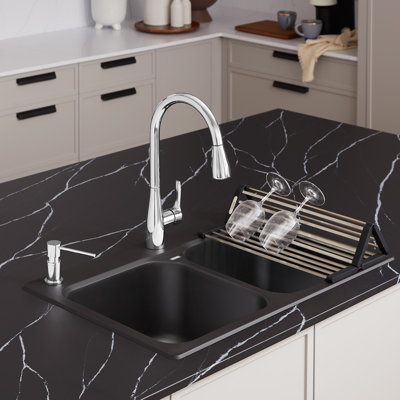 Robinet de cuisine à double jet Atura