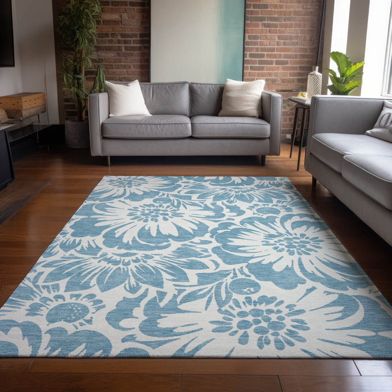 Tapis intérieur / extérieur Kinslee, Rectangle 2 pi 6 po x 3 pi 10 po