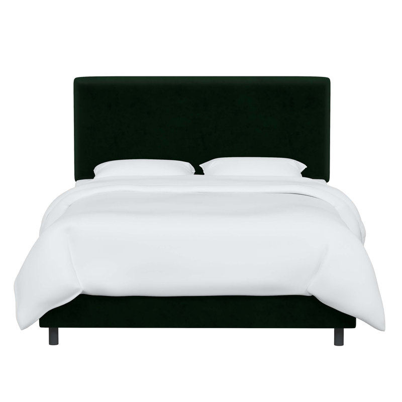 Arianna Upholstered Standard Bed, California King, Performance Velvet Emerald