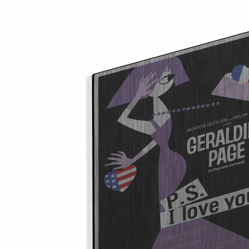 «P.S. I Love You» par Luxe, H 16 po x l 12 po