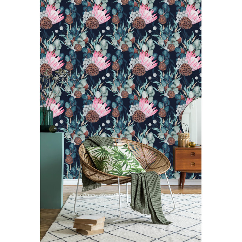 Carreau de papier peint auto-adhésif l 25 po, L 2,09 pi x L 10,42 pi, Vinyle