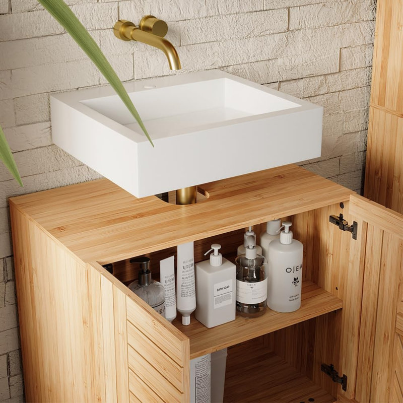 Engineered Wood Freestanding Under Sink Cabinet