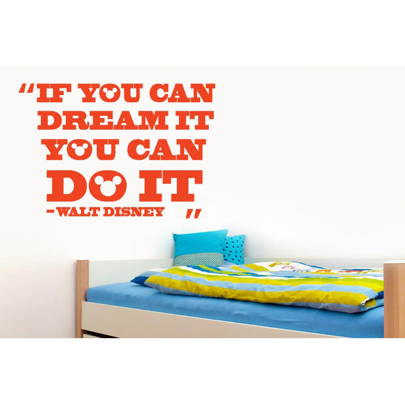 Wall Decal, Orange, Large