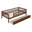 Lit de jour simple en bois avec deux tiroirs-1443727979