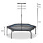 KINWELL ft Hexagon Fitness Trampoline with Handlebar-54636130