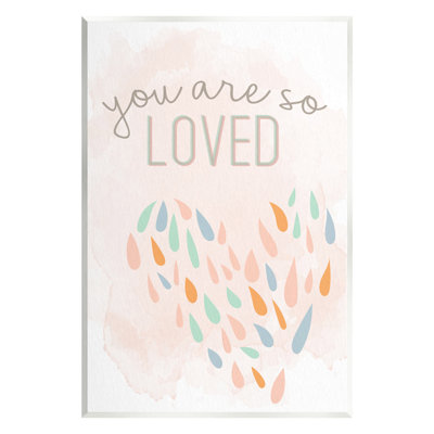You Are So Loved Fun Heart Shape - impression graphique