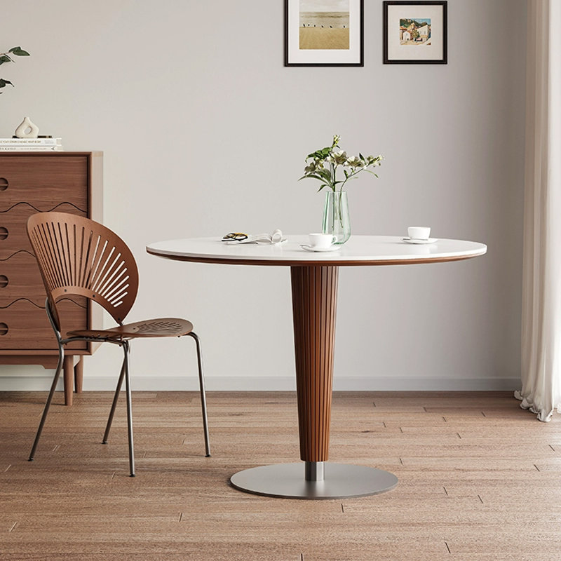 Table de salle à manger en frêne, H 29,53 po x L 39,37 po x l 39,37 po