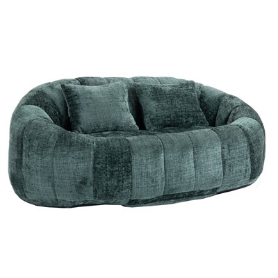 Bean Bag sofa Lazy Sofa Durable Comfort Lounger High Back Bean Bag Chair Couch for Adults and Kids, Indoor & Outdoor, Accent Floor Soft Lounge Chair by Trule