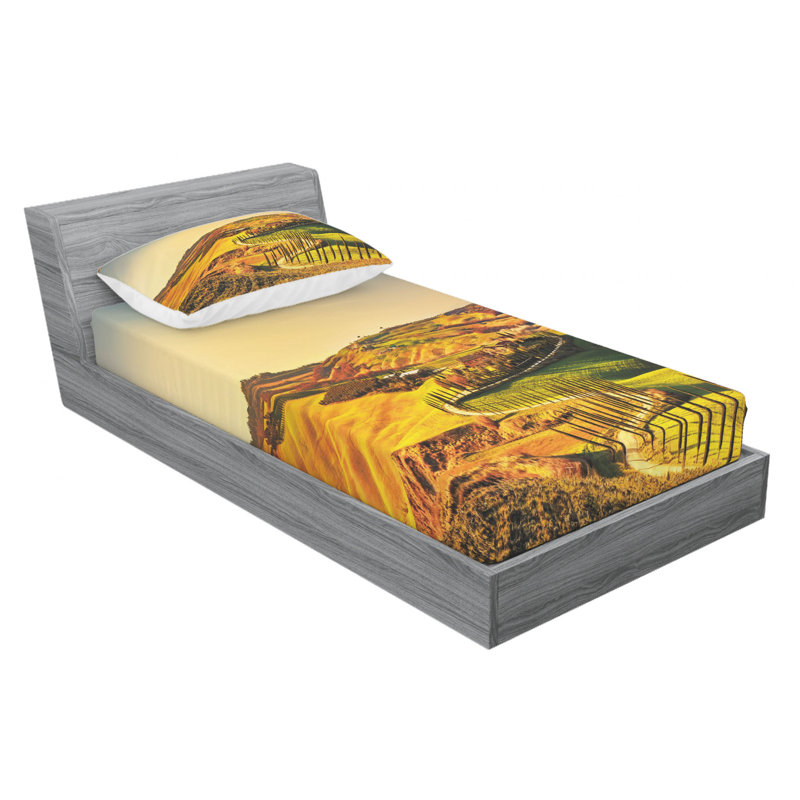 Microfiber Sheet Set, Twin XL Sheet Set with Fitted Sheet