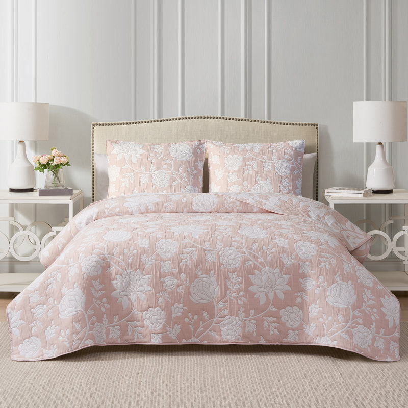 Ensemble de courtepointe Cedar Court, Courtepointe double et 2 taies décoratives standa