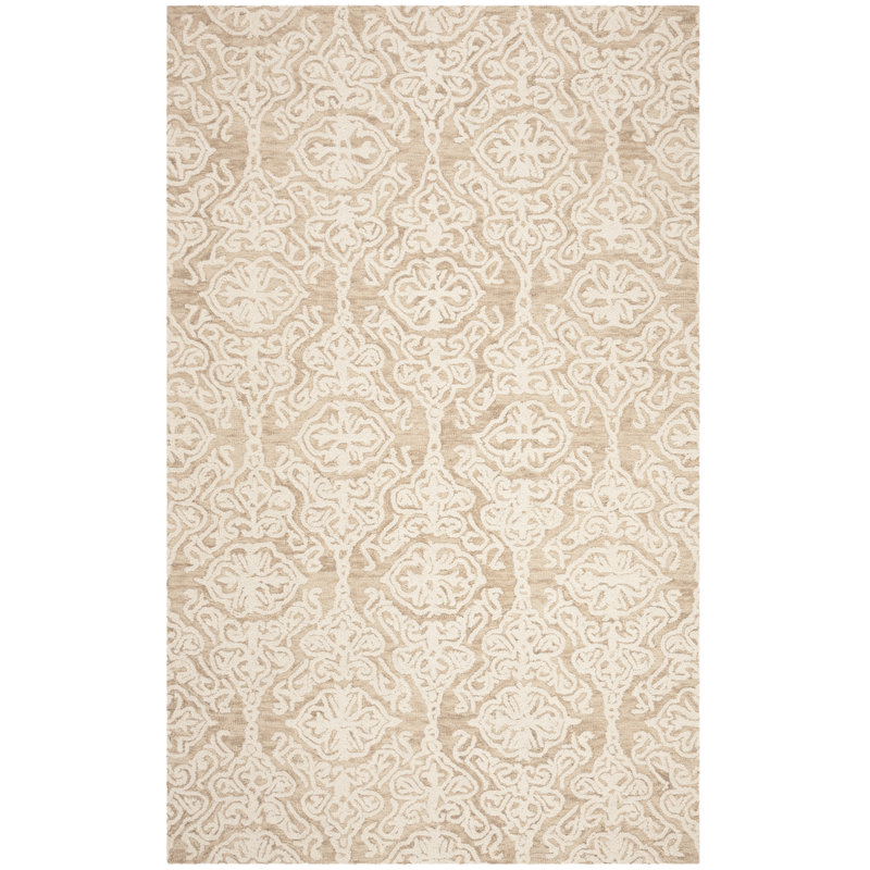 Tapis en laine touffeté à la main Davyan, Rectangle 6 pi x 9 pi