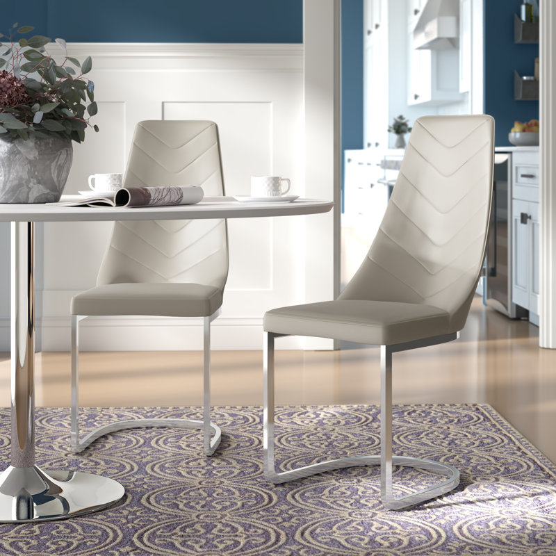 Janelle Upholstered Dining Chair, Cream