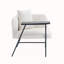 Fauteuil de détente Lounge avec petite table et coussin de dossier-1957562611