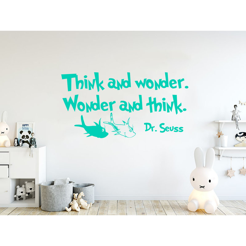 Adhésif décoratif «Think and Wonder», Menthe