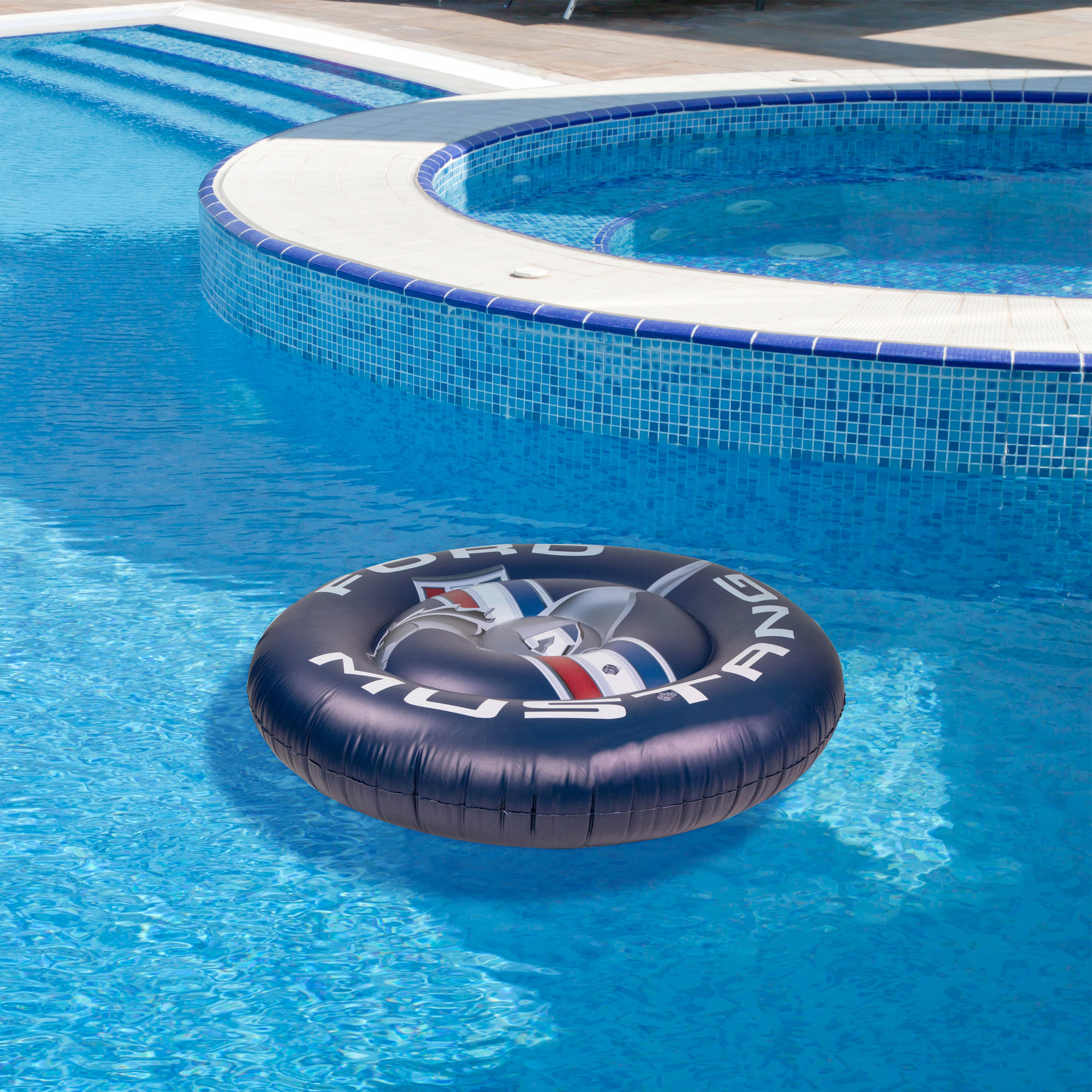 Northlight Seasonal Inflatable Ford Mustang Round Pool Float - 46 ...