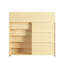 Bibliothèque pour tout-petits à 4 niveaux avec casiers de rangement, bibliothèque en bois pour chambre de bébé-798144438