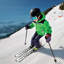 Hurley Youth Beginner Ski's - Black and White (190501D)