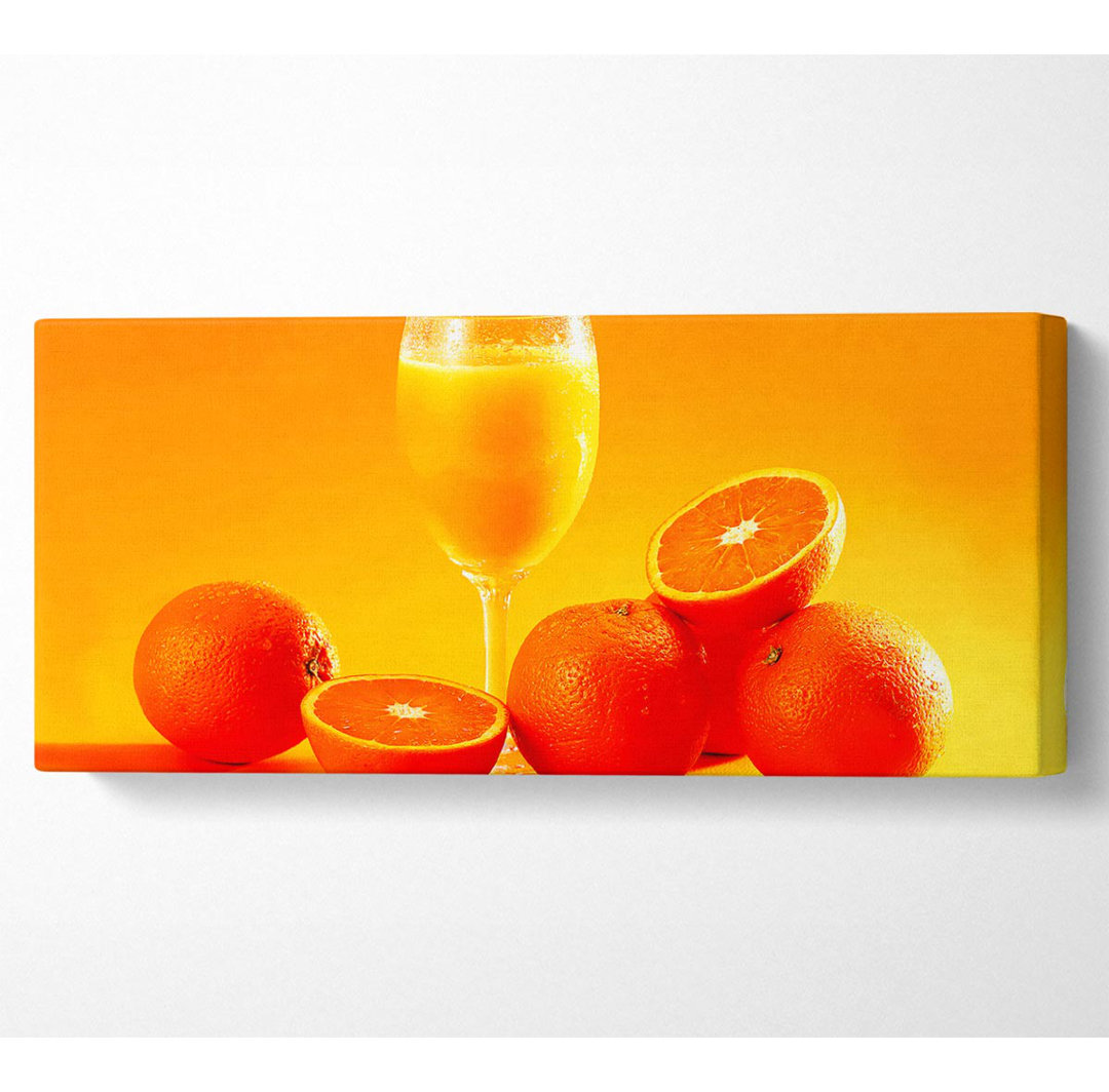 Frühstückssaft - Kunstdrucke auf Leinwand - Wrapped Canvas