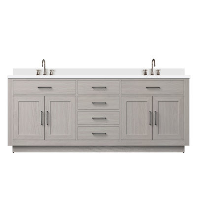 Meuble-lavabo double 80 po