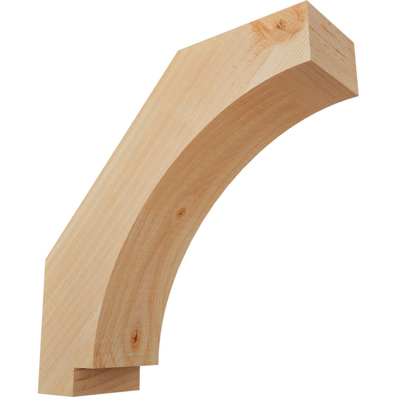 Attelle impériale du genou, Sapin de Douglas, H 12 po x l 3,5 po x P 12 po, Lisse