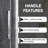 Étoile 44"-48" W x 76" H Reversible Double Sliding Shower Door with Easy-Clean Tempered Glass-99354115