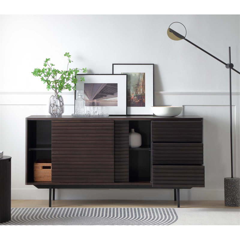 Buffet ou meuble télé Mid-Century