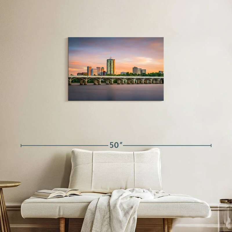 Sireci Tulsa By Arkansas River, 20" H x 30" W