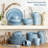Byrin 16 Piece Porcelain China Dinnerware Set - Service for 4