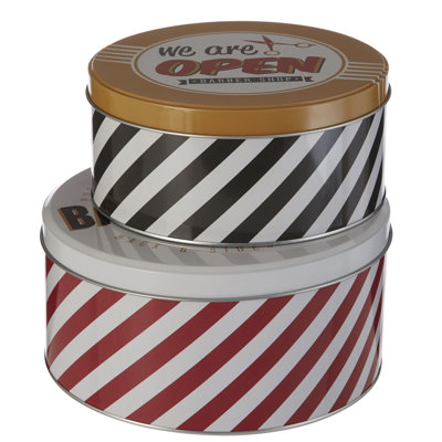 Metal Canister - Set of 2