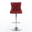 Julias Swivel Upholstered Adjustable Height Counter Stool-873871115