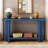 Vintage Consoletable With T-leg Design And 2-tier Structure-395527050