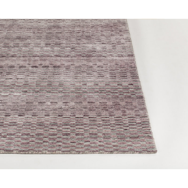 Tapis gris tissé à la main Krueger, Rectangle 7 pi 9 po x 10 pi 6 po