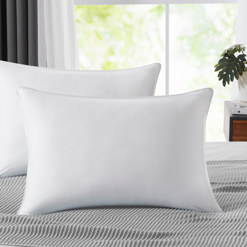 3-in-1 Adjustable White Goose Down Pillow By DOWNLITE® (Hypoallergenic), King