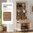 Aadham Union Rustic Bookcase-921256018