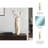 Curved Glass Vase Neutral Drip Finish, Multi-1362985917-1362985918