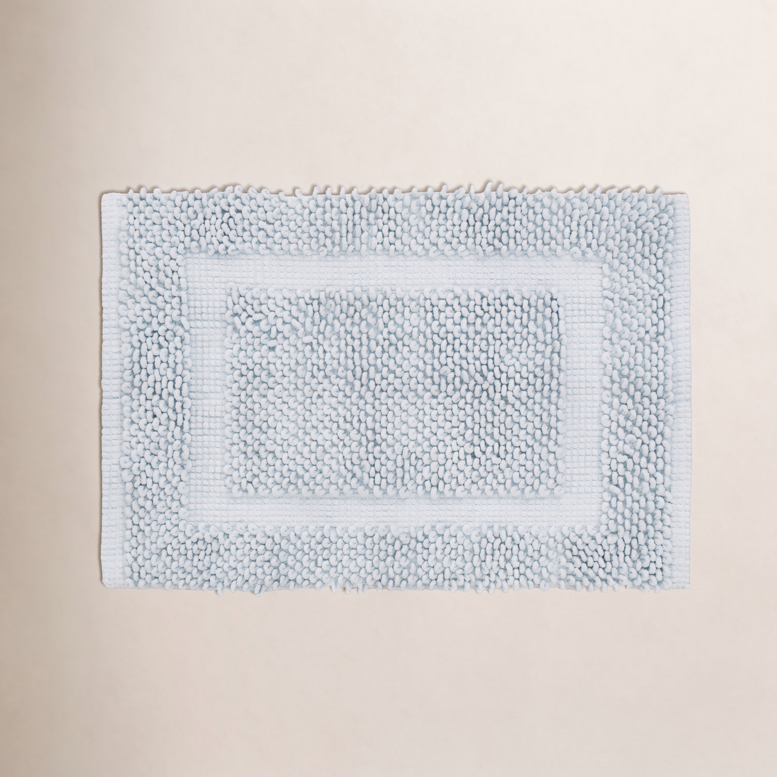 Payten Cotton Bath Mat, Single - 20"W x 32"L, Pale Blue