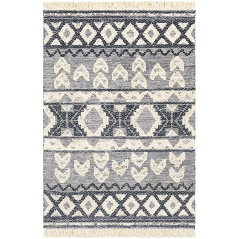 Ruot Geometric Indoor Rug, Rectangle 2' x 3'
