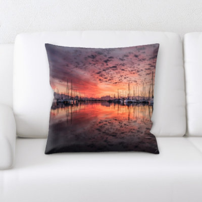 Leilani Microsuede Reversible Throw Pillow