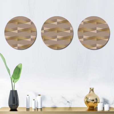 Abstract Wall Decor on Metal