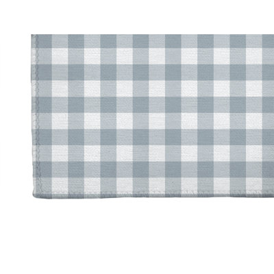 Proper Gingham Non-Slip Outdoor Rug