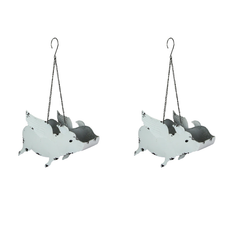 Ensemble de pots à fleurs suspendus 2 pièces Andaleeb