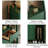 Green Solid wood Shoe Storage