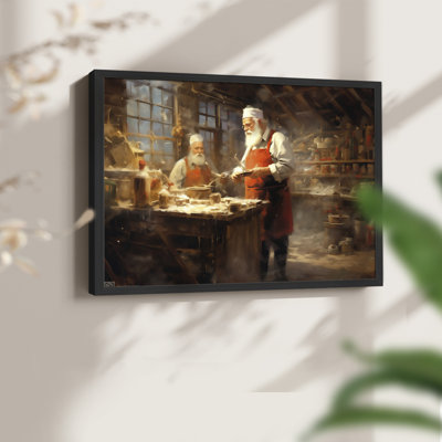 Chirstmas Art-CDXXXVIII -Framed Print - Restickable