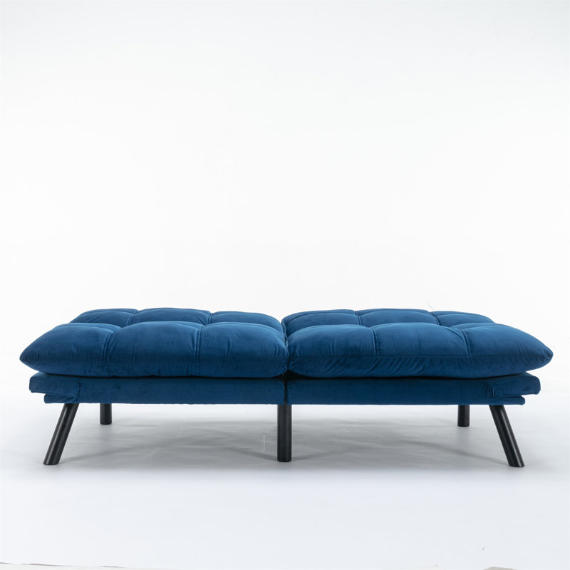 Canapé-lit pliant convertible bleu marine