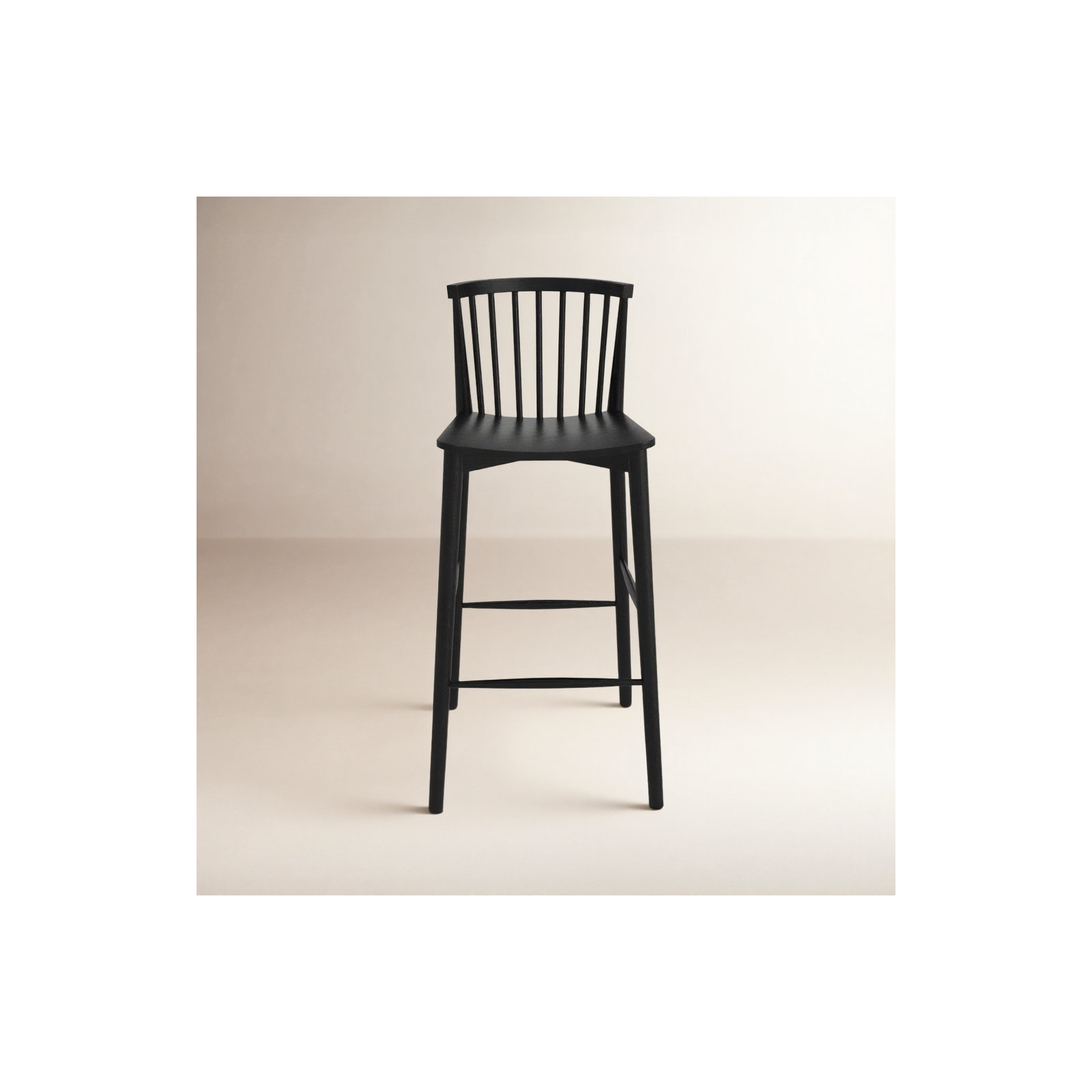 Tybee Stool, Black