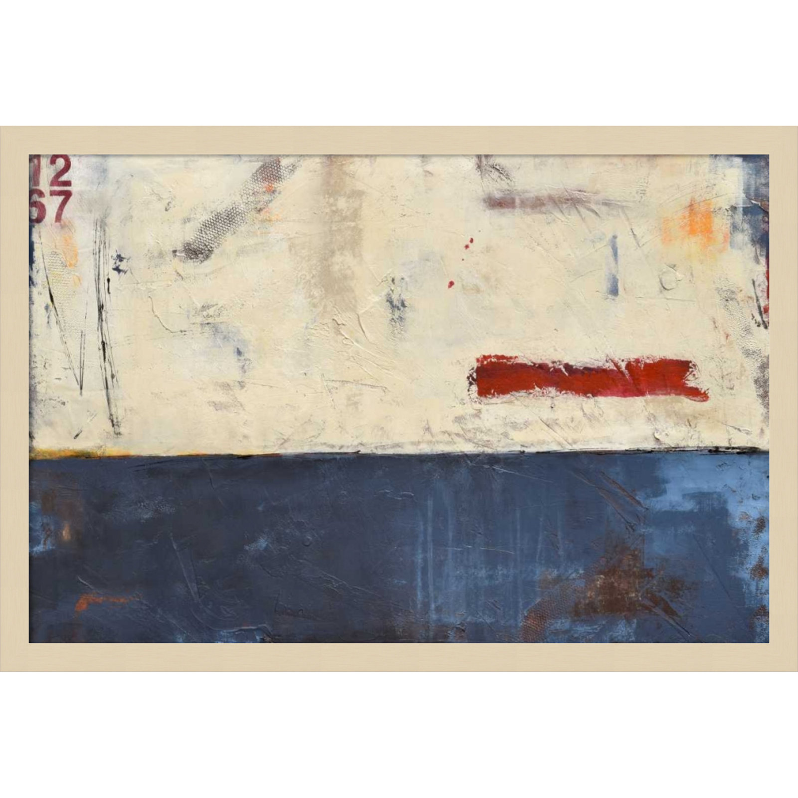 Label 1267 Print by Erin Ashley, Brown, 17" H x 25" W