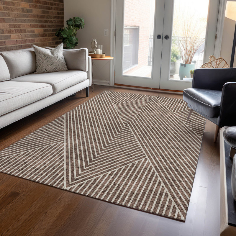 Pentagia Area Rug, Rectangle 8' x 10'