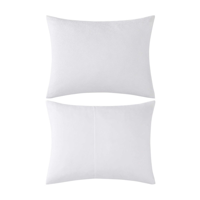 Aubrey Comforter Set, King Comforter + 7 Additional Pieces, White