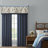 Serene Embroidered Single Curtain Panel-1816790905